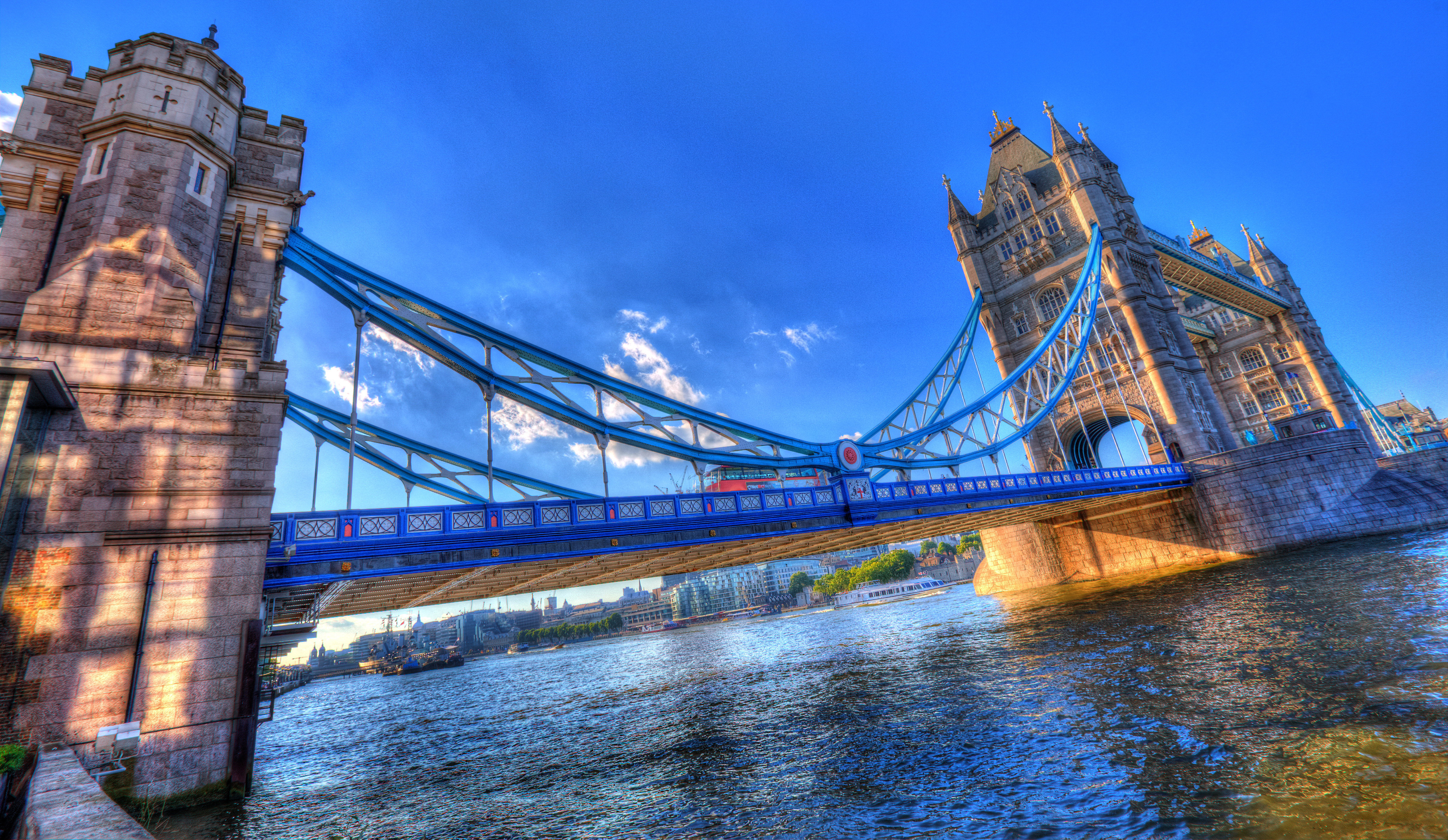 Англия, Лондон, мост, дома без смс