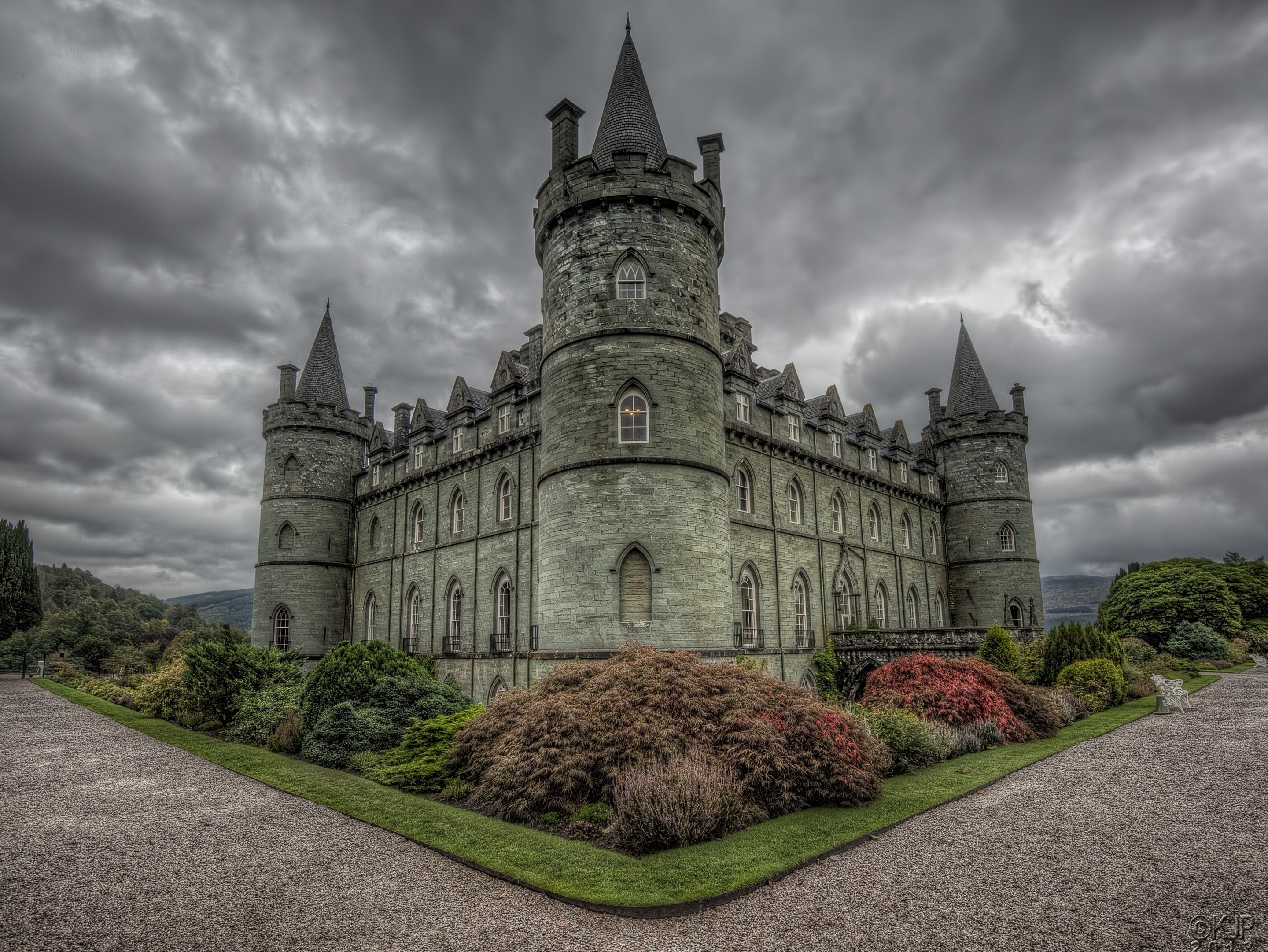 Самый хороший замок. Inveraray Castle Шотландия. Замка Инверари (Inveraray Castle). Замок Кастл Шотландия. Замок Лейнстоун._Шотландия_.