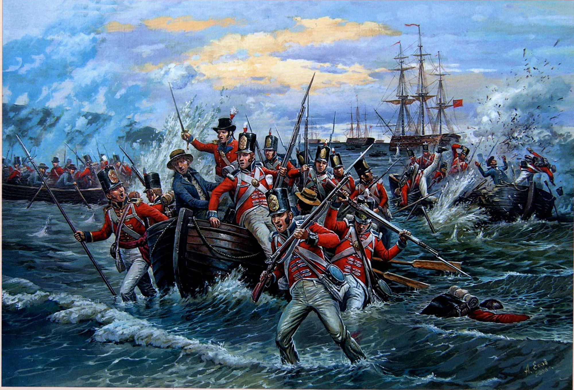 Войска для нападения. Морские сражения Петра 1. Морская пехота Испании 17 века.