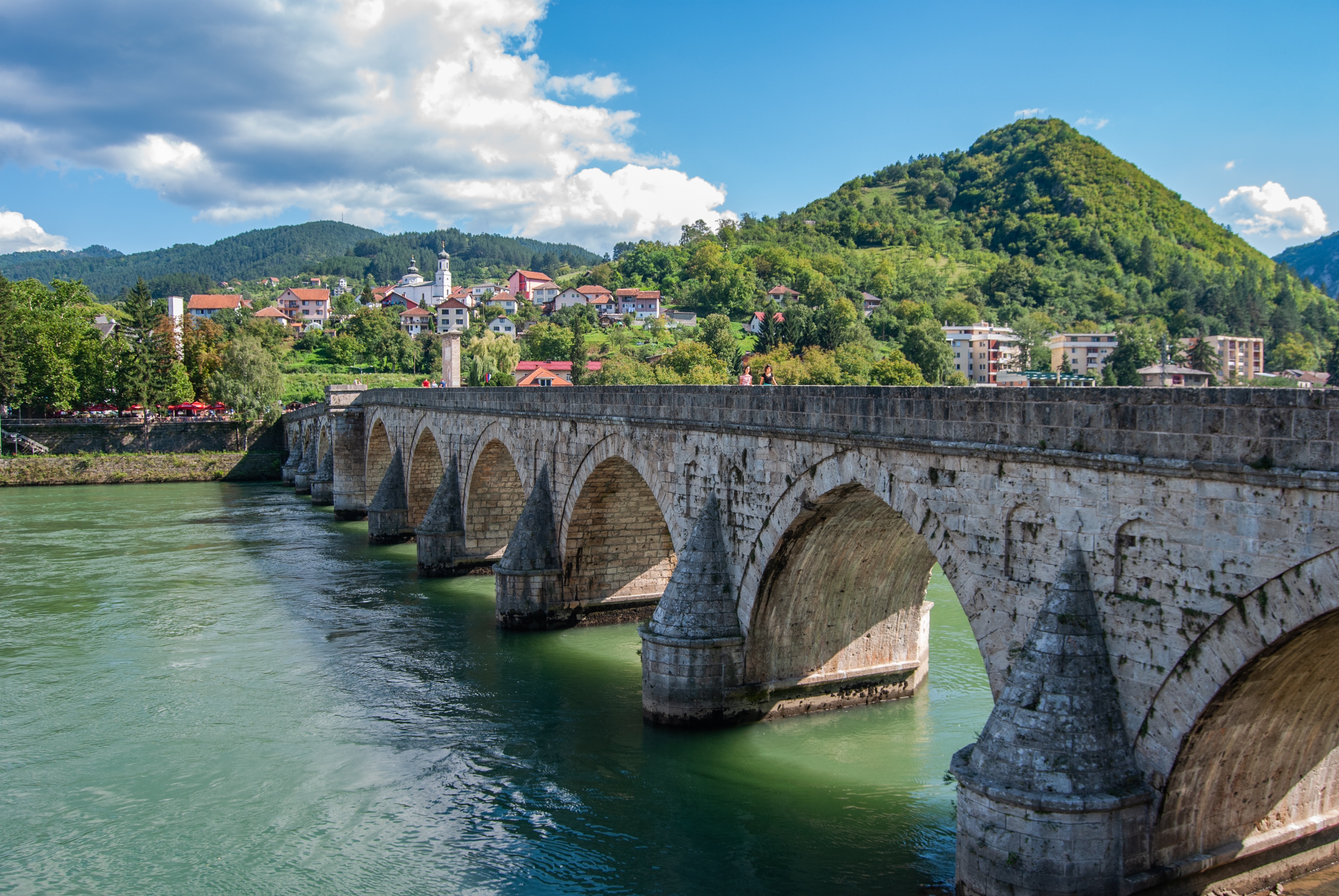 Реки Мосты Босния и Герцеговина Visegrad, Mehmed Pasha Sokolovich Bridge Хо...