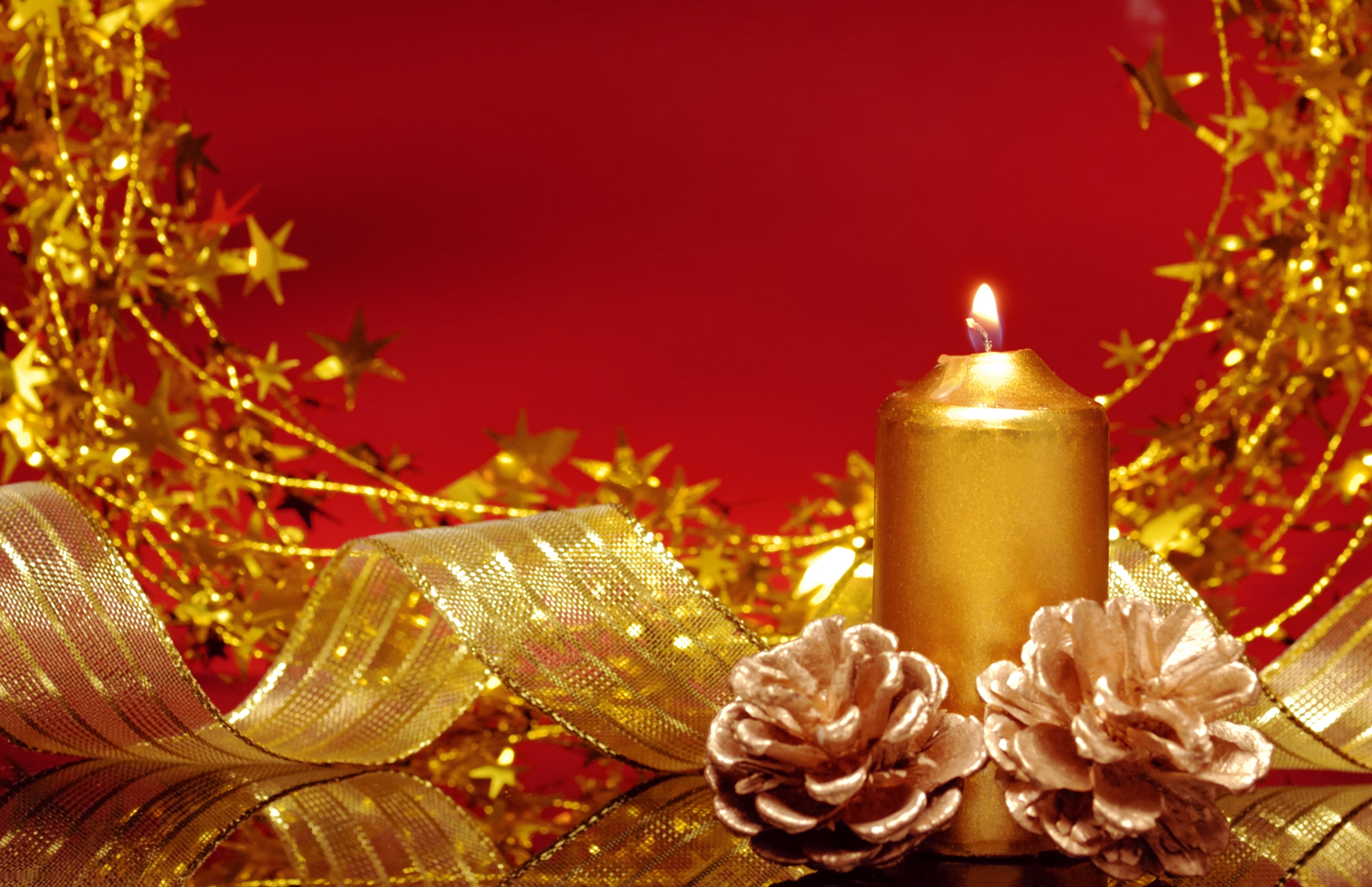 свечи огни рождество candles lights Christmas без смс