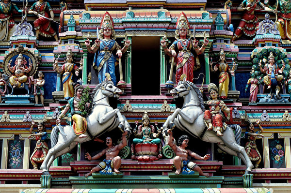 Картинки Лошади Индия Религия 600x399 лошадь
