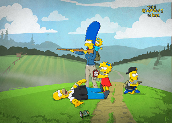 Фотографии Симпсоны Breaking bad Мультики 600x432 Simpsons мультик Мультфильмы