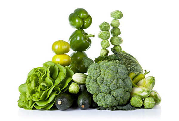 Фотка овощей на белом фоне