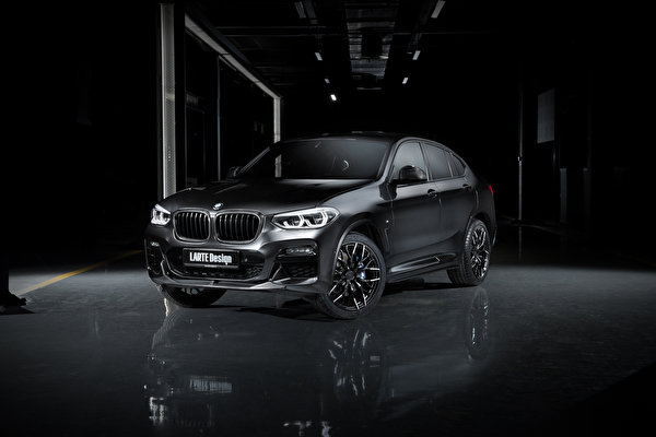 Картинки БМВ Кроссовер 2020 Larte Design BMW X4 Черный Автомобили 600x400 CUV черная черные черных авто машины машина автомобиль