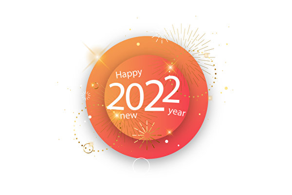Картинка 2022 Новый год Английский Слово - Надпись 600x400 Рождество английская инглийские слова текст