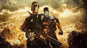 Картинки Army of Two Мужчина Ружьё Воин Игры Фэнтези