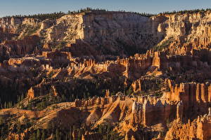 Обои для рабочего стола Парк США Каньон Bryce Canyon Utah Природа