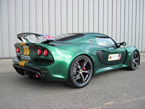 Фотографии Lotus Зеленый Сзади Металлик 2013 Exige V6 Cup автомобиль