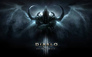 Картинки Diablo Diablo III Демоны Крылья С рогами Игры Фэнтези