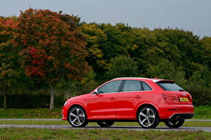 Фото Audi Сбоку Красный 2013 RS Q3 авто