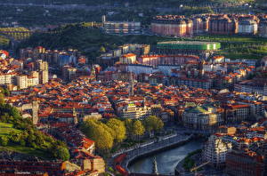 Фотография Испания Дома Bilbao Города