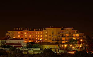 Фотографии Испания Ночь Canary Las Palmas de Gran Canaria Города