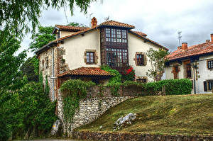 Картинки Испания Здания Cantabria город