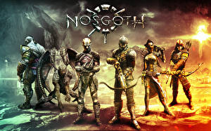 Обои Лучники Воин Чудовище Nosgoth Игры Фэнтези