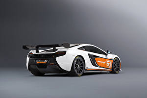 Картинка McLaren Тюнинг Белый Сзади 2014 650S Sprint машина