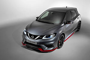 Обои Ниссан Тюнинг Серая 2014 Pulsar Nismo Автомобили