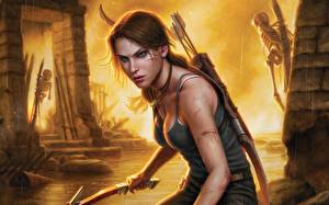 Обои Tomb Raider Tomb Raider 2013 Лара Крофт Игры Девушки