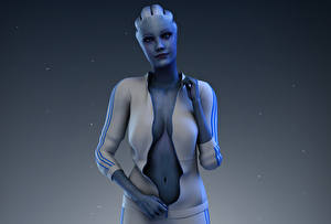 Фотография Mass Effect Liara Инопланетяне T Soni Фэнтези