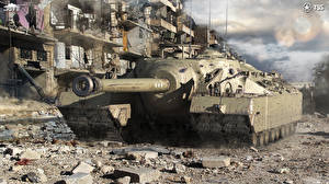 Фото World of Tanks САУ T95 Игры 3D_Графика