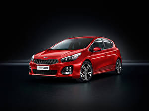 Картинки KIA Красный Металлик 2015 Ceed GT Line