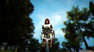 Фото Black Desert Броня Игры Девушки 3D_Графика