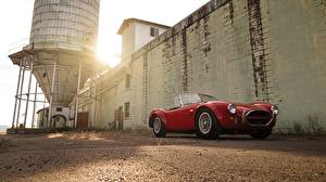 Фотография Shelby Super Cars Красные Кабриолет Родстер 1966 Cobra 427 Roadster MkIII AC авто