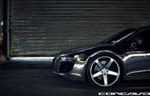 Фото Audi Сбоку Черный Concavo Wheels R8 CW-5 авто