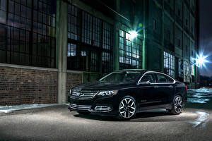 Картинка Chevrolet Стайлинг Черных Металлик 2015 Impala Midnight Edition машины