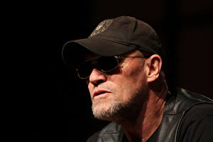 Фотография Мужчины Кепка Очки Лицо Michael Rooker Знаменитости