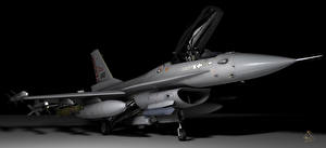 Картинки Самолеты Истребители F-16 Fighting Falcon Antonis Karidis 3D_Графика