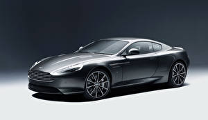 Обои Aston Martin Серые Сбоку 2015 DB9 GT авто