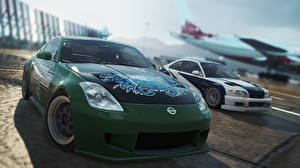 Картинки Ниссан BMW Need for Speed Most Wanted 2012 350Z M3 GTR 2005 компьютерная игра Автомобили 3D_Графика