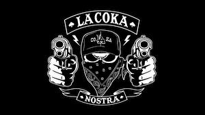 Обои Пистолетом Логотип эмблема La Coka Nostra hip-hop Музыка