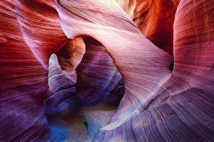 Картинки Штаты Каньоны Antelope Canyon Arizona Природа