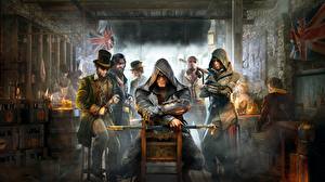 Фото Assassin's Creed Мужчины Assassin’s Creed Syndicate Капюшоном Шляпы Флага