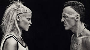 Фотография Мужчины die antwoord Yolandi Visser watkin tudor jones Музыка Девушки