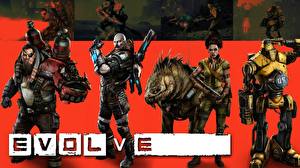 Обои Evolve игра Воин Мужчина Роботы Фэнтези