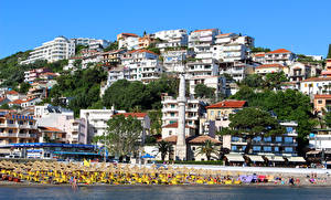 Картинка Черногория Здания Ulcinj Города