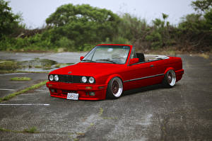 Фотография BMW Кабриолета Красная bmw,320,e30,cabrio,red авто