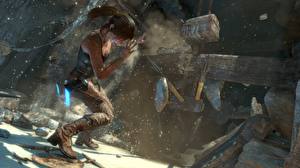 Фото Rise of the Tomb Raider Лара Крофт Игры Девушки 3D_Графика