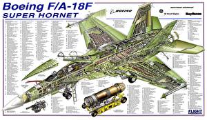 Картинка Самолеты Истребители Boeing Boeing F/A-18F Super Hornet Авиация