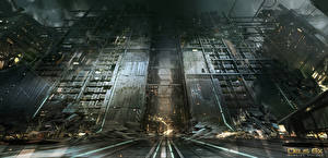 Обои Deus Ex golem city deus ex art concept Deus Ex: Mankind Divided Фэнтези