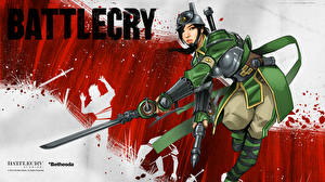 Картинки BATTLECRY Воители Han Republic, Infiltrator Игры Фэнтези Девушки