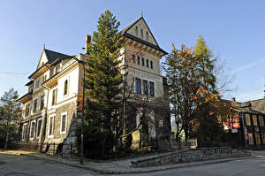 Фотография Польша Дома Улиц Ели Zakopane