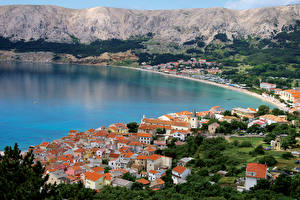 Фотографии Хорватия Здания Побережье Baska Krk island