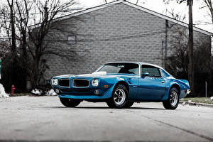 Картинки Pontiac Синяя 1970 Firebird авто