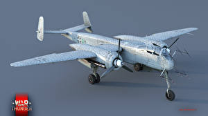 Обои War Thunder Самолеты Heinkel He 219 Игры 3D_Графика