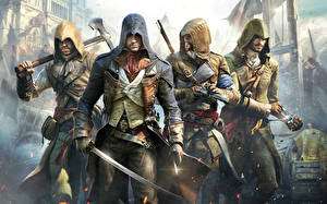 Фото Assassin's Creed Воин Мужчина Assassin's Creed Unity Капюшон