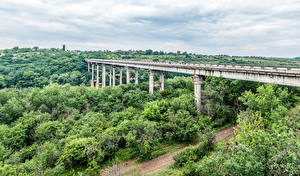 Фотография Украина Мосты Небо Semenovka Nikolaevskaja oblastj Природа